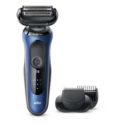 Электробритва Braun Series 6 60-B1500s Blue в Юлмарт