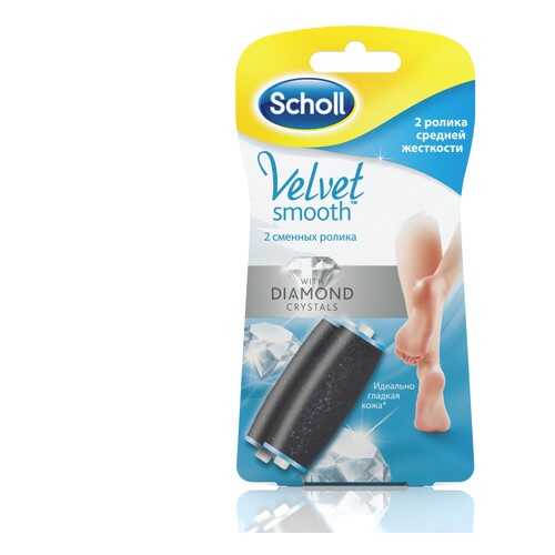 Сменная насадка для роликовой пилки Scholl Velvet Smoot средней жесткости 2 шт в Юлмарт
