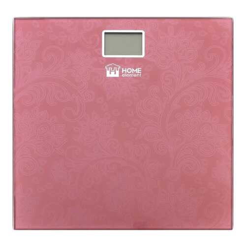 Весы напольные Home Element HE-SC904 Розовые в Юлмарт