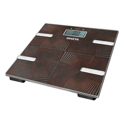 Весы напольные MARTA MT-1675 Brown Onyx в Юлмарт