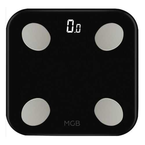 Весы напольные MGB Body Fat Scale Glass Edition Black в Юлмарт