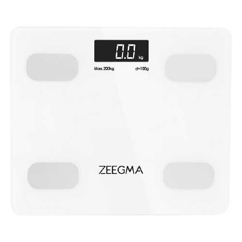 Весы напольные ZEEGMA Gewit White в Юлмарт