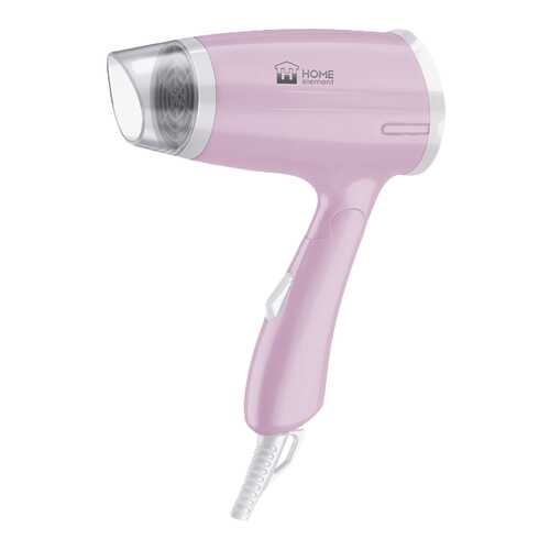 Фен HOME ELEMENT HE-HD316 Pink в Юлмарт