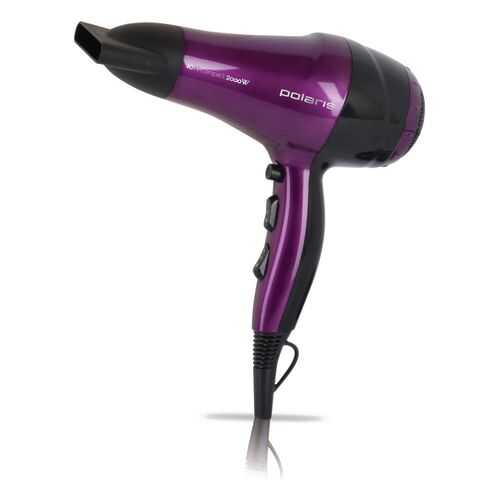 Фен Polaris PHD 2077i Black/Violet в Юлмарт