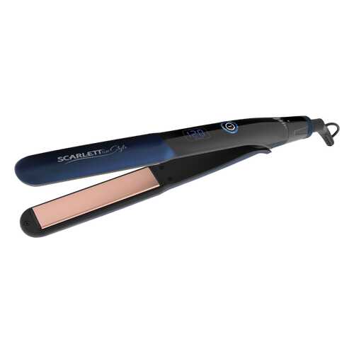 Выпрямитель волос Scarlett SC-HS60T83 Black/Blue в Юлмарт