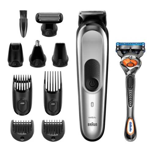 Триммер для бороды Braun MGK7220 + Бритва Gillette в Юлмарт