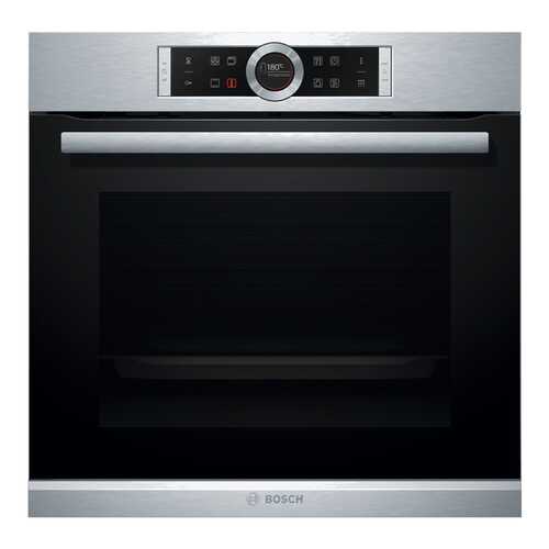 Встраиваемый электрический духовой шкаф Bosch HBG672BS1F Silver в Юлмарт