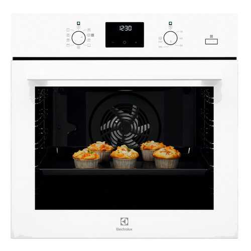 Встраиваемый электрический духовой шкаф Electrolux OED3H50TW White/Black в Юлмарт