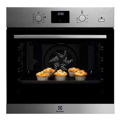 Встраиваемый электрический духовой шкаф Electrolux OED3H50TX Silver/Black в Юлмарт