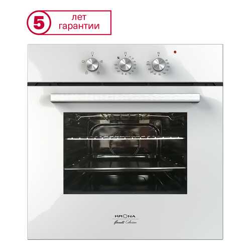 Встраиваемый электрический духовой шкаф Krona ESSENZA 60 WH в Юлмарт