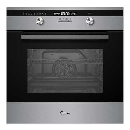 Встраиваемый электрический духовой шкаф Midea MO781E4CX Silver/Black в Юлмарт