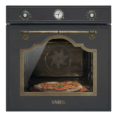 Встраиваемый электрический духовой шкаф Smeg SFP750AOPZ Black в Юлмарт