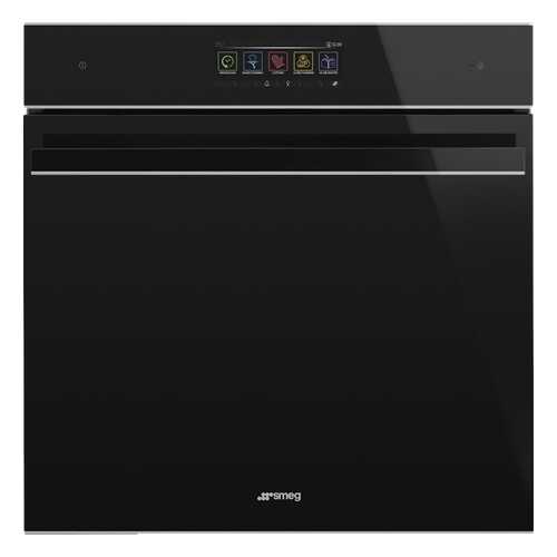 Встраиваемый электрический духовой Smeg SFP6606WSPNX Black в Юлмарт