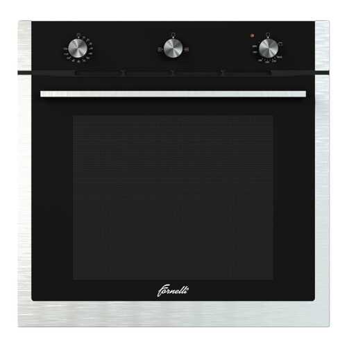 Встраиваемый газовый духовой шкаф Fornelli FGA 60 FALCONE Silver/Black в Юлмарт