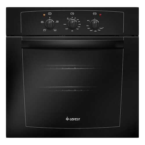 Встраиваемый газовый духовой шкаф GEFEST ДГЭ 601-01 А Black в Юлмарт