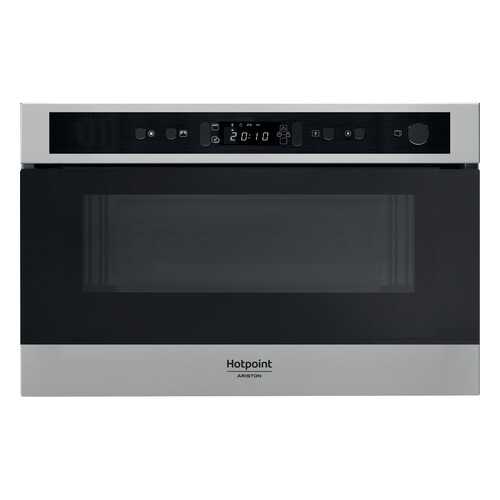Встраиваемая микроволновая печь Hotpoint-Ariston MN 513 IX HA Серебристый/Черный в Юлмарт
