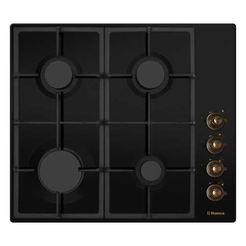 Встраиваемая газовая панель Hansa BHGA620390 Black в Юлмарт