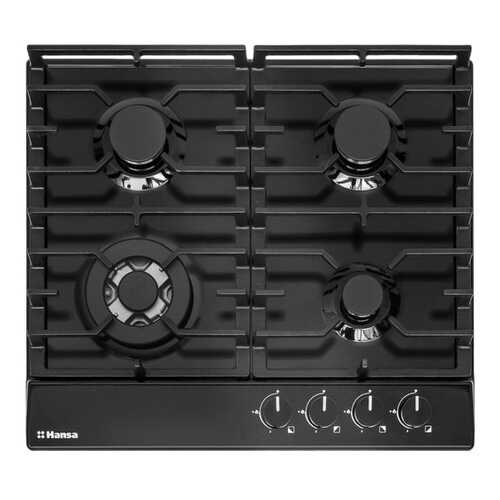 Встраиваемая газовая панель Hansa BHGS611391 Black в Юлмарт