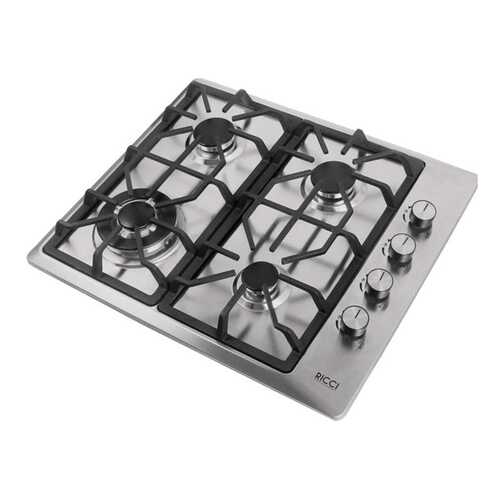 Встраиваемая газовая панель RICCI HBS4503 Silver в Юлмарт