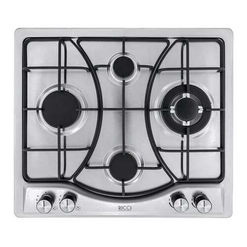 Встраиваемая газовая панель RICCI HBS4510 Silver в Юлмарт