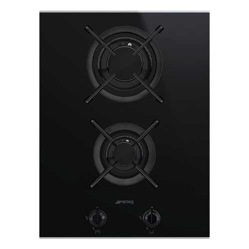 Встраиваемая газовая панель Smeg PV632CNX Black в Юлмарт