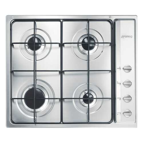 Встраиваемая газовая панель Smeg S64S Silver в Юлмарт