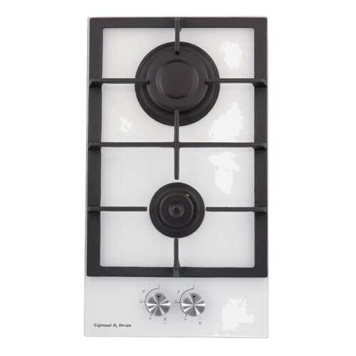 Встраиваемая газовая панель Zigmund & Shtain M 21.3 W White в Юлмарт