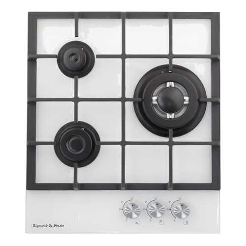 Встраиваемая газовая панель Zigmund & Shtain M 21.4 W White в Юлмарт