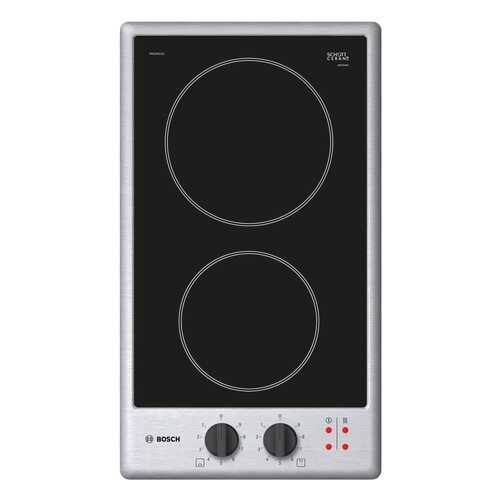 Встраиваемая варочная панель электрическая Bosch PKE345CA1 Silver/Black в Юлмарт