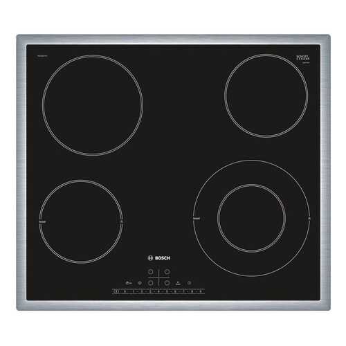Встраиваемая варочная панель электрическая Bosch PKF645FP1 Black в Юлмарт