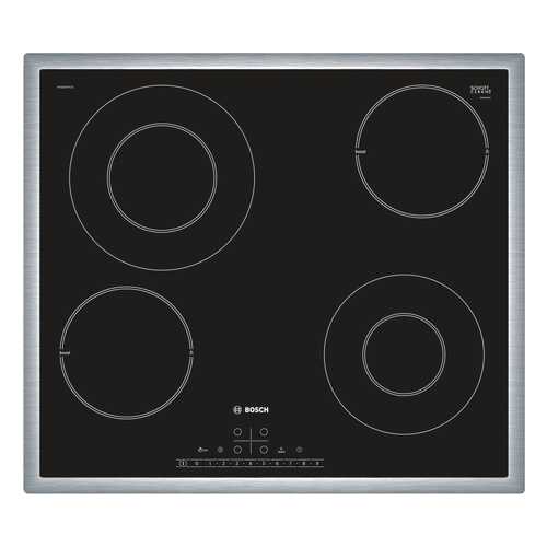 Встраиваемая варочная панель электрическая Bosch PKG645FP1G Black в Юлмарт