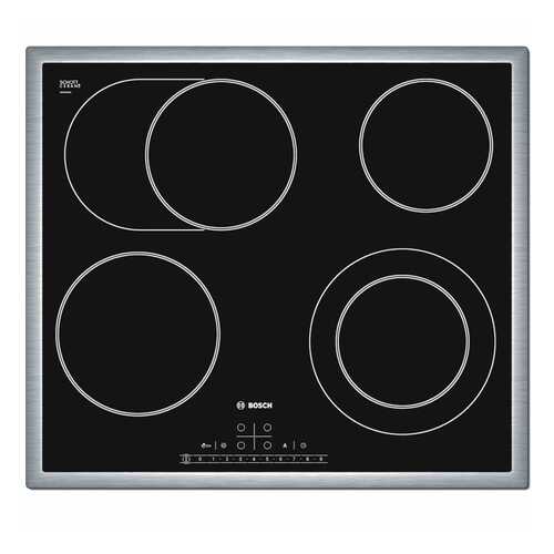 Встраиваемая варочная панель электрическая Bosch PKN645F17R Black в Юлмарт
