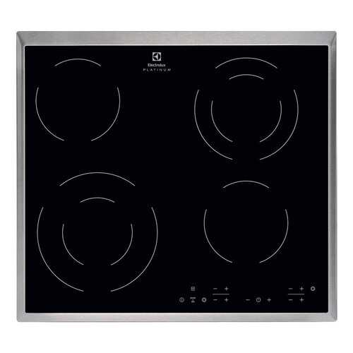 Встраиваемая варочная панель электрическая Electrolux CEE6432KX Black в Юлмарт
