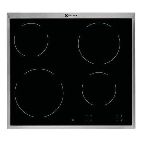 Встраиваемая варочная панель электрическая Electrolux CPE6420KX Black в Юлмарт