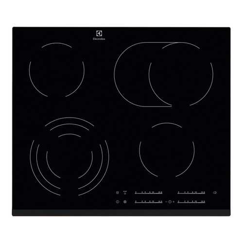 Встраиваемая варочная панель электрическая Electrolux EHF56547FK Black в Юлмарт