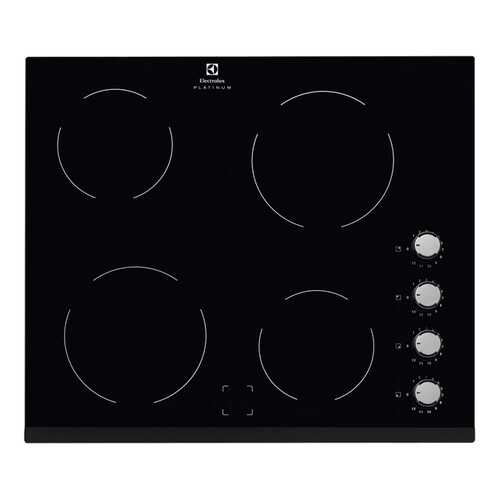 Встраиваемая варочная панель электрическая Electrolux EHF96140FK Black в Юлмарт