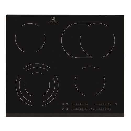 Встраиваемая варочная панель электрическая Electrolux EHF96547FK Black в Юлмарт