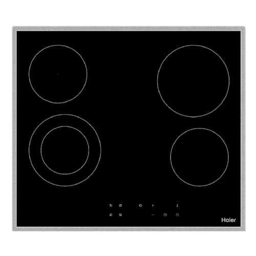 Встраиваемая варочная панель электрическая Haier HHX-C64DFB Black в Юлмарт