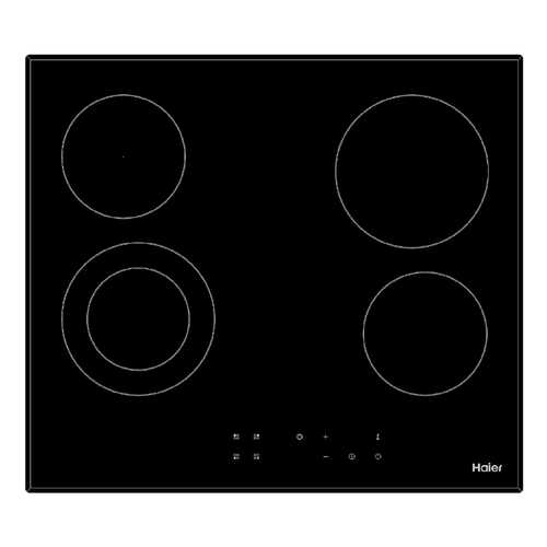 Встраиваемая варочная панель электрическая Haier HHX-C64DVB Black в Юлмарт