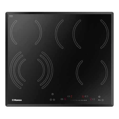 Встраиваемая варочная панель электрическая Hansa BHC66988 Black в Юлмарт