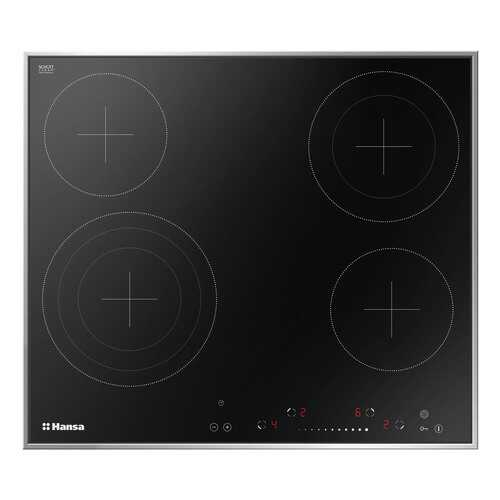 Встраиваемая варочная панель электрическая Hansa BHCI96808 Black в Юлмарт