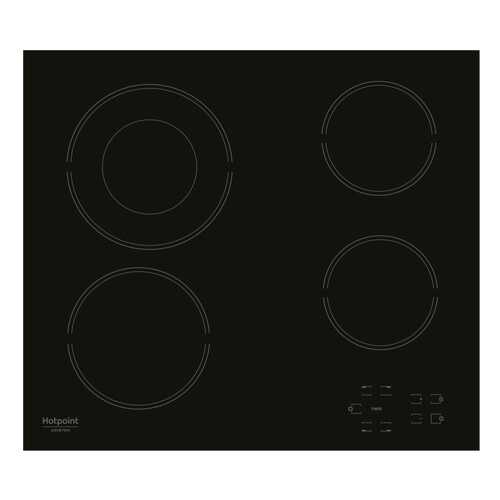 Встраиваемая варочная панель электрическая Hotpoint-Ariston HR 622 C Black в Юлмарт
