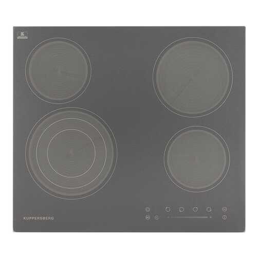 Встраиваемая варочная панель электрическая KUPPERSBERG ECS 603 Gr Grey в Юлмарт