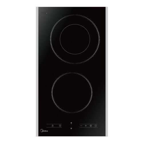 Встраиваемая варочная панель электрическая Midea MCH 32329 FX Black в Юлмарт