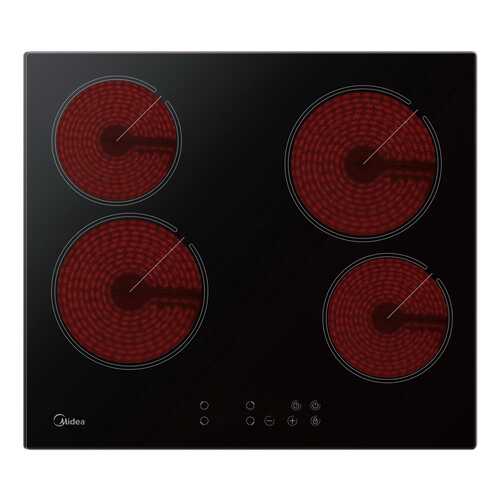 Встраиваемая варочная панель электрическая Midea MCH64160 Black в Юлмарт