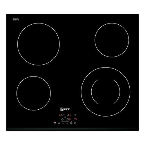 Встраиваемая варочная панель электрическая Neff T11B41X2RU Black в Юлмарт