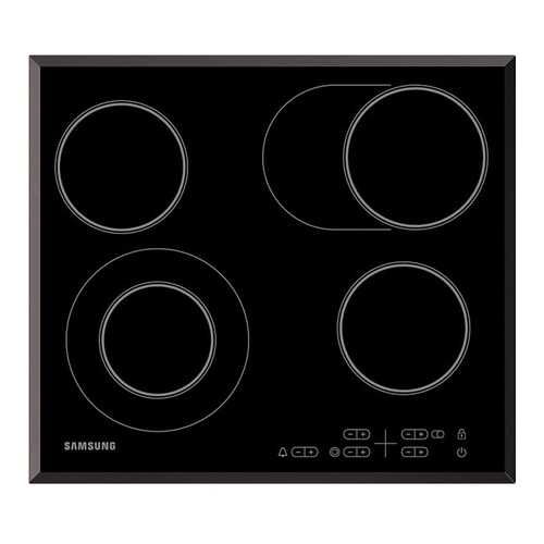 Встраиваемая варочная панель электрическая Samsung C61R1CCMN/BWT Black в Юлмарт