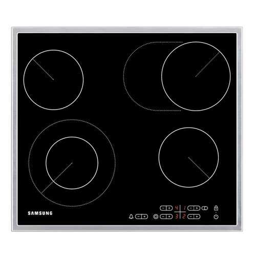 Встраиваемая варочная панель электрическая Samsung C61R2CAST Black в Юлмарт