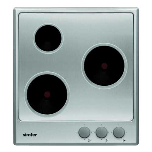 Встраиваемая варочная панель электрическая Simfer H45E03M011 Silver в Юлмарт