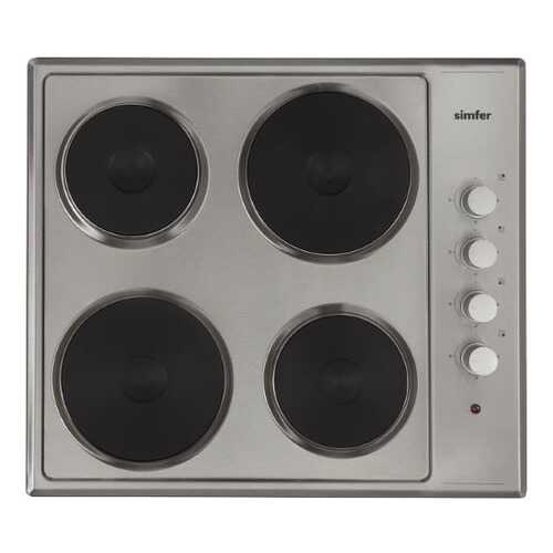 Встраиваемая варочная панель электрическая Simfer H60E04M011 Silver в Юлмарт